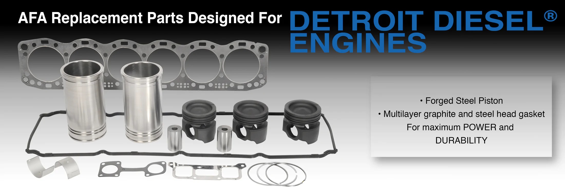 Detroit Diesel Engine Parts Home Page Banner Image